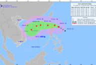Tin bão gần biển Đông: Cơn bão YINXING