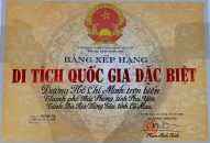 Đường Hồ Chí Minh trên biển là Di tích quốc gia đặc biệt