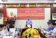 Hội nghị lấy ý kiến vào dự thảo Thông báo công tác Mặt trận tham gia xây dựng chính quyền năm 2024, nhiệm vụ trọng tâm năm 2025