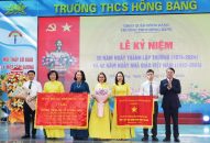 Trường THCS Hồng Bàng kỷ niệm 50 năm thành lập trường (1974-2024) và 42 năm Ngày Nhà giáo Việt Nam (20/11/1982-20/11/2024)