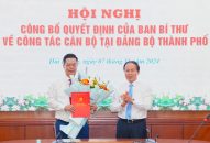 Công bố Quyết định của Ban Bí thư về chuẩn y tham gia Ban Thường vụ Thành ủy nhiệm kỳ 2020-2025