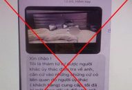 Cảnh báo thủ đoạn cắt ghép hình ảnh, video clip “nhạy cảm” để tống tiền