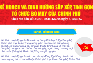Infographics: Kế hoạch sắp xếp, tinh gọn tổ chức bộ máy của Chính phủ