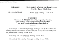 Chính sách, chế độ đối với cán bộ, công chức, viên chức trong thực hiện sắp xếp tổ chức bộ máy