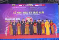 Khai mạc Triển lãm Tranh Đồ họa các nước ASEAN 2024 lần đầu tiên được tổ chức tại Hải Phòng