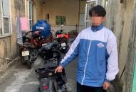 Thanh niên 16 tuổi cầm đầu nhóm trộm cắp xe máy ở Hải Phòng