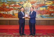 Lãnh đạo thành phố tiếp và làm việc với Đoàn công tác Chính phủ Lào