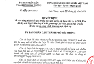 Công nhận kết quả trúng đấu giá quyền sử dụng đất tại Lô 30B, Khu ĐTM Ngã 5 Sân bay Cát Bi, phường Gia Viên, quận Ngô Quyền để xây dựng công trình thương mại, dịch vụ