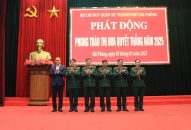Bộ Chỉ huy Quân sự thành phố phát động Phong trào thi đua quyết thắng năm 2025