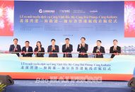 Khai trương tuyến dịch vụ Cảng Vịnh Bắc bộ-Cảng Hải Phòng-Cảng Kolkata