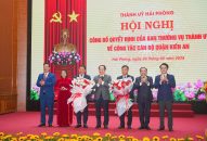 Công bố Quyết định của Ban Thường vụ Thành uỷ về công tác cán bộ tại Quận ủy Kiến An