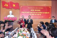 Công bố Quyết định về công tác cán bộ Huyện ủy Cát Hải