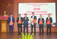 Sở Xây dựng công bố các Quyết định về công tác cán bộ tại 15 phòng ban, đơn vị