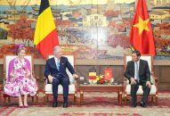 Nhà vua Vương quốc Bỉ cùng Hoàng hậu thăm và làm việc tại Hải Phòng