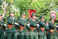 Hợp luyện lần 2 duyệt đội ngũ và Diễu hành quần chúng mừng kỷ niệm 70 năm Ngày Giải phóng thành phố