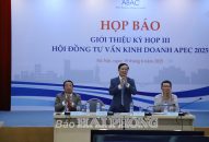 Kỳ họp lần thứ ba của Hội đồng Tư vấn Kinh doanh APEC (ABAC III) và các sự kiện liên quan sẽ diễn ra từ ngày 15 đến 18-7-2025 tại thành phố Hải Phòng