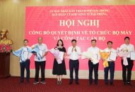 Ban Quản lý Khu kinh tế Hải Phòng công bố Quyết định về tổ chức bộ máy và công tác cán bộ