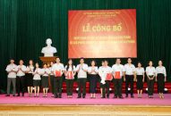 Thanh tra thành phố công bố các Quyết định về tổ chức bộ máy và bổ nhiệm cán bộ, công chức