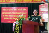 Bộ Chỉ huy quân sự thành phố Hải Phòng kiểm tra kết quả thực hiện nhiệm vụ tại Đồn Biên phòng Bạch Long Vĩ