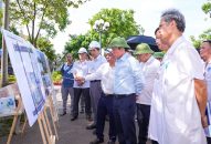 Bí thư Thành ủy Lê Tiến Châu khảo sát thực địa một số dự án tại khu vực phía Tây thành phố