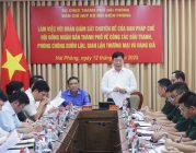 Ban Pháp chế HĐND thành phố làm việc với Ban Chỉ huy Bộ đội biên phòng Hải Phòng về công tác chống buôn lậu, gian lận thương mại và hàng giả