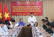 Ban Pháp chế HĐND thành phố làm việc với Ban Chỉ huy Bộ đội biên phòng Hải Phòng về công tác chống buôn lậu, gian lận thương mại và hàng giả