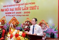 Ngày làm việc đầu tiên Đại hội đại biểu Đảng bộ quân sự thành phố