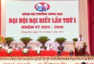 Khai mạc phiên làm việc đầu tiên Đại hội Đảng bộ phường Hưng Đạo lần thứ Nhất, nhiệm kỳ 2025 – 2030