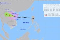 Bão số 5 giật cấp 17, toàn Hải Phòng có mưa to đến rất to