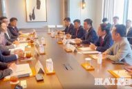 Đồng chí Lê Tiến Châu làm việc với Tập đoàn Hyundai, Viện Khoa học và Công nghệ Hàn Quốc