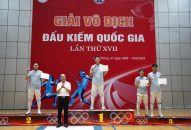 180 vận động viên tham gia giải Vô địch Đấu kiếm quốc gia tổ chức tại thành phố Hải Phòng