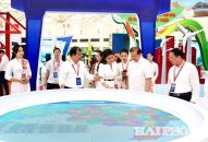 Gian trưng bày của Hải Phòng được đánh giá cao tại Triển lãm thành tựu đất nước