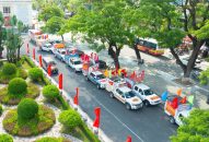 Hội thi Tuyên truyền lưu động toàn quốc tại Hải Phòng sôi nổi với 24 xe diễu hành tuyên truyền lưu động đi qua các tuyến đường của thành phố