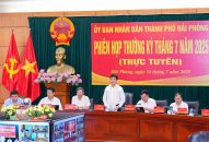 Phiên họp thường kỳ UBND thành phố tháng 7: Quyết liệt thực hiện các nhiệm vụ trọng tâm, phấn đấu giải ngân trên 100% kế hoạch vốn đầu tư công năm 2025