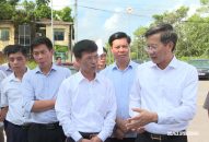 Phó chủ tịch Thường trực UBND thành phố Lê Anh Quân kiểm tra giải phóng mặt bằng Dự án Bảo tồn khu di tích Côn Sơn – Kiếp Bạc