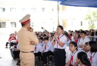 LG Display Việt Nam Hải Phòng đồng hành cùng học sinh lan tỏa văn hóa giao thông an toàn