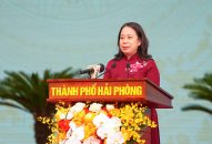 Phó Chủ tịch nước Võ Thị Ánh Xuân: Thi đua yêu nước là động lực quan trọng thúc đẩy Hải Phòng phát triển nhanh và bền vững