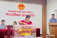 15 hộ dân chung cư cũ phía Đông Hải Phòng bốc thăm xác định căn hộ tái thuê mới