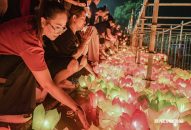 Lung linh đêm hội hoa đăng trên sông Lục Đầu