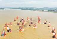 Diễn xướng Hội quân trên sông Lục Đầu: Tái hiện hào khí Đông A thời Trần tại Lễ hội Đền Kiếp Bạc