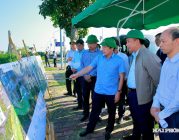 Bí thư Thành ủy Lê Tiến Châu chỉ đạo khẩn trương triển khai dự án kè sông Sặt và nâng cấp đê hữu sông Thái Bình