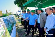 Bí thư Thành ủy Lê Tiến Châu chỉ đạo khẩn trương triển khai dự án kè sông Sặt và nâng cấp đê hữu sông Thái Bình