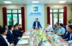 Đồng chí Bí thư Thành ủy Lê Tiến Châu làm việc với Công ty CP Đại An