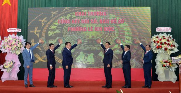 Phường Lê Ích Mộc khai trương Cổng kết nối số và bản đồ số