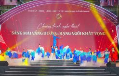 Chương trình nghệ thuật “Sáng mãi vầng dương – Rạng ngời khát vọng” chào mừng thành công Đại hội đại biểu toàn quốc lần thứ XIV của Đảng