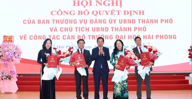 Bổ nhiệm lãnh đạo các trường Đại học Hải Phòng và Đại học Hải Dương