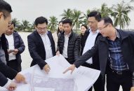 Trưởng Ban Quản lý Khu kinh tế Hải Phòng kiểm tra tiến độ chuẩn bị khởi công Khu công nghiệp Tiên Lãng 1