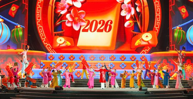 Chương trình nghệ thuật “Hải Phòng chào Xuân Bính Ngọ – 2026” thu hút đông đảo Nhân dân thành phố tham dự