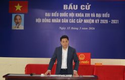 Chủ tịch UBND thành phố Lê Ngọc Châu kiểm tra công tác chuẩn bị bầu cử tại các địa phương khu vực Chí Linh, Thanh Hà