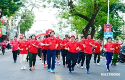 Bí thư Thành ủy Lê Tiến Châu cùng 60.000 người tham gia Ngày chạy Olympic 2026 tại Hải Phòng